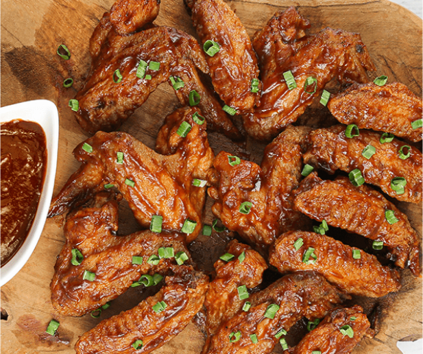 Fried Wing With Bbq Sauce 1