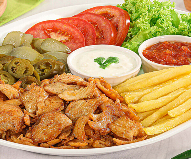 11 Chicken Shawarma Plate